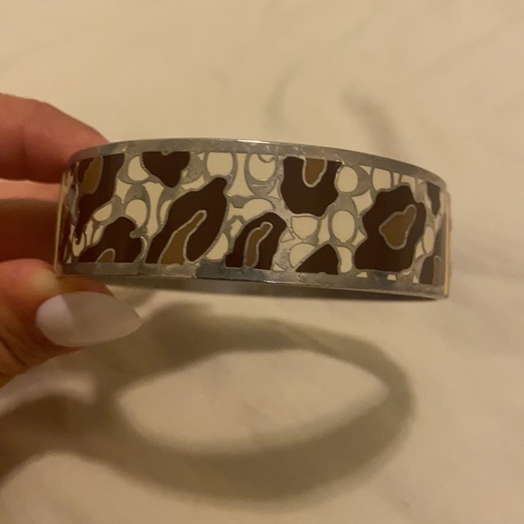 COACH Brown Camo Print Pattern Bracelet - Picture 1 of 7